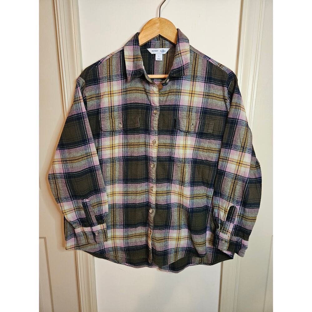 Old Navy Women's Classic Flannel Shirt Size L